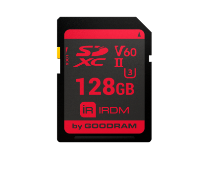 Karta pamięci GOODRAM 128GB SDXC UHS-II U3 zapis 95MB/s odczyt 280MB/s